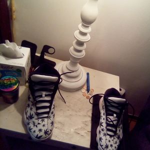 Couples matching custom made Jordans
